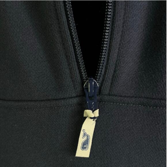 Vineyard Vines Sweatshirt Mens XS Navy Blue Turtle Neck Half Zip Classic Preppy - Picture 6 of 11